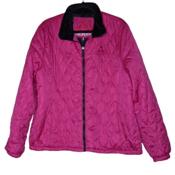 Gerry Quilted Puffer Jacket Pink, Lightweight Coat, Packable Jacket, Barbie - Picture 8 of 10